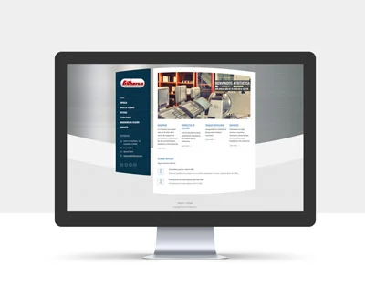 Diseño de la página web de Fithersa