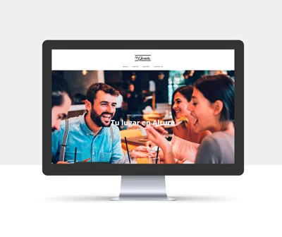 Diseño de la página web de Restaurante Glorieta