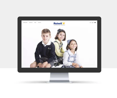 Diseño de la página web de Ruisell