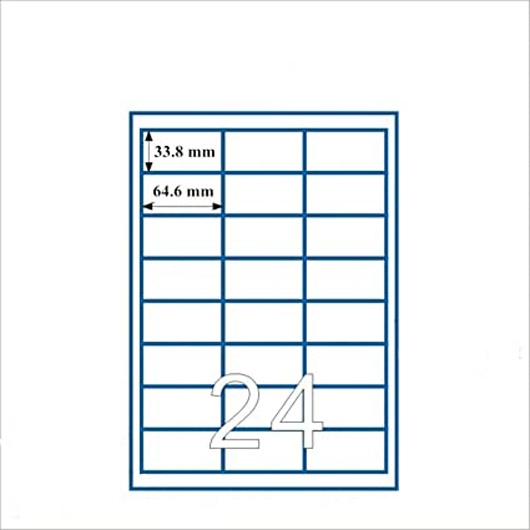 Etiquetas Pelikan 64.6 x 33.8 mm