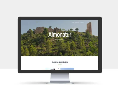 Diseño de la página web de Almonatur