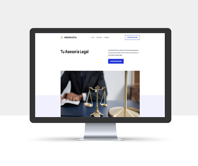 Diseño de la página web de Asesoría Estal