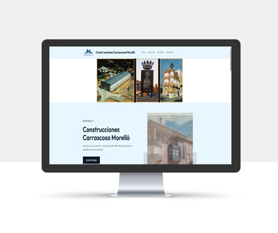Diseño de la página web de Carrascosa