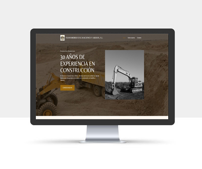 Diseño de la página web de Transmorro