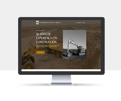 Diseño de la página web de Transmorro